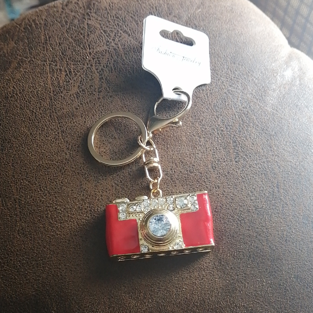 Camera Key Chain/ Bag Clip
